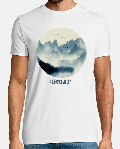 T-shirt montagne dell&#39;acquerello