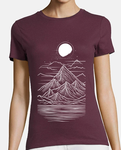T-shirt montagne e line