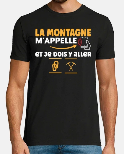 Tee-shirt Montagne idée cadeau alpiniste