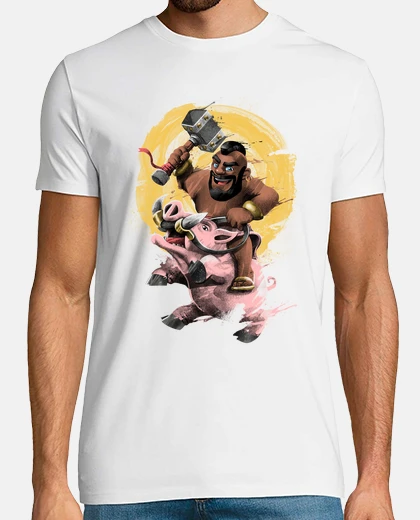 Playera monte la camisa del cerdo para hombre