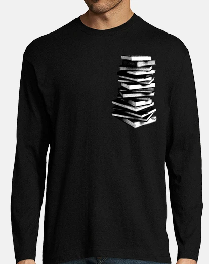 Camiseta Montón de libros