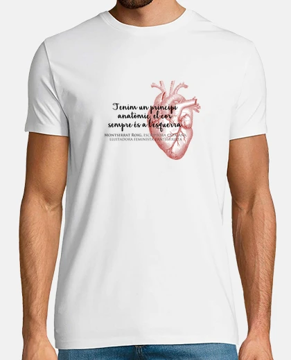 Camiseta Montserrat Roig, samarreta blanca homd
