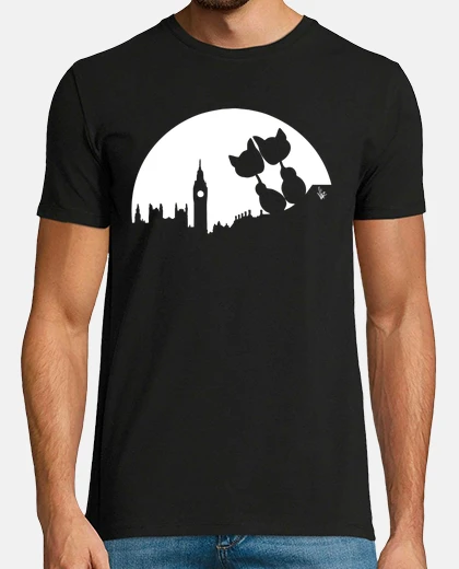 T-shirt moon amore cats londra
