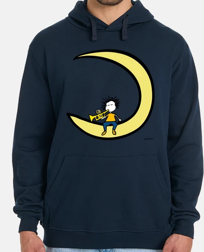 Sudadera Moon and trumpet