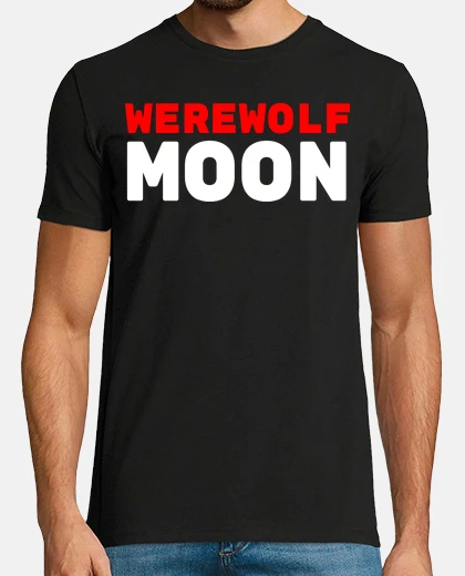 T-shirt moon del lupo mannaro luna del lupo man