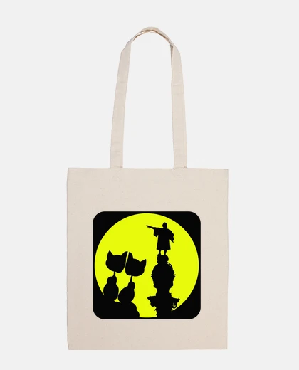 Bag moon love barcelona colón cat