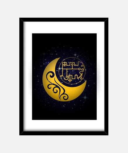 Framed moon of stolas