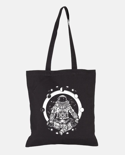 Bag moon phases space astronaut