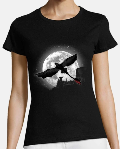 T-shirt Moonlight Dragon Rider