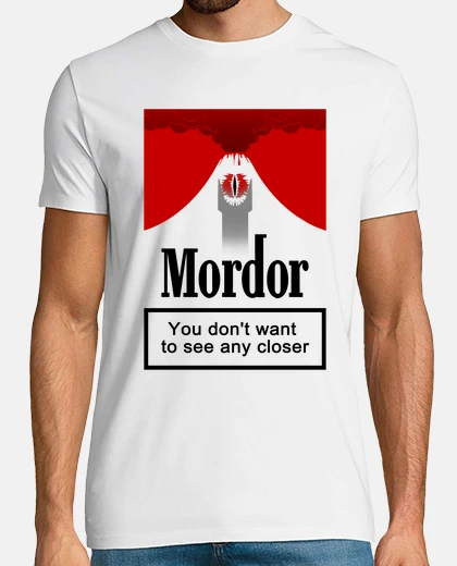 T-shirt mordor rosso