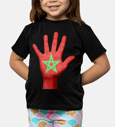 Children's morocco national flag of the kingdom team