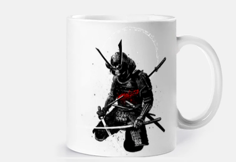 Tazza morte da samurai