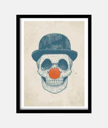 Cadre morte image de clown