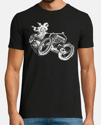 T-shirt morte in auto vintage
