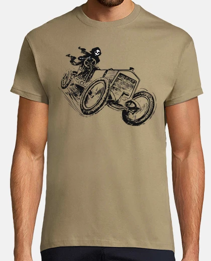 T-shirt morte in auto vintage