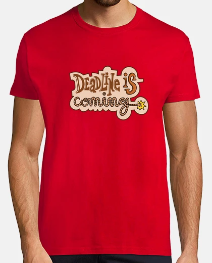 T-shirt morto line è coming