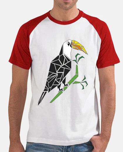 Tee-shirt mosaïque toucan