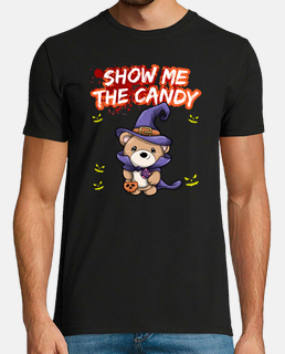 mostrami il dolcetto o scherzetto del costume di halloween candy