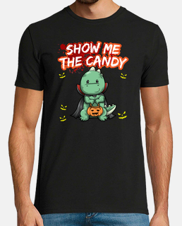 mostrami il dolcetto o scherzetto del costume di halloween candy