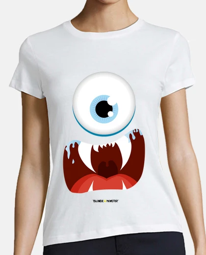 T-shirt mostro 1 donna baseball