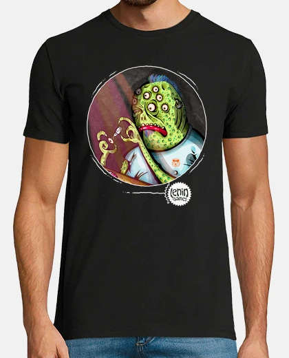 T-shirt mostro bianco
