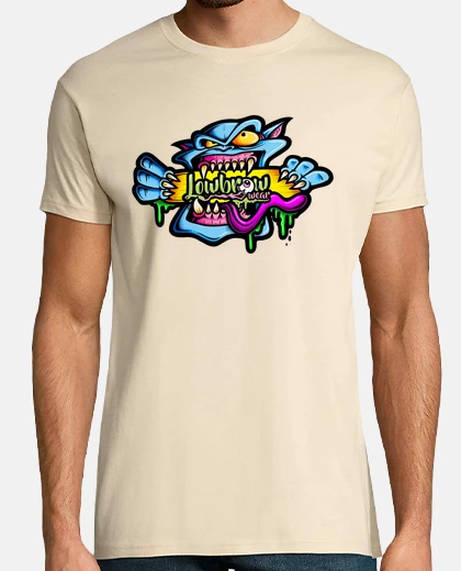 T-shirt mostro dalla fronte bassa