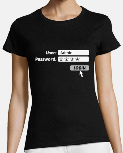 Tee-shirt mot de passe - t-shirt femme