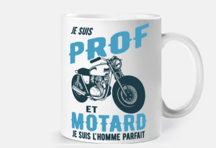 Motard et prof