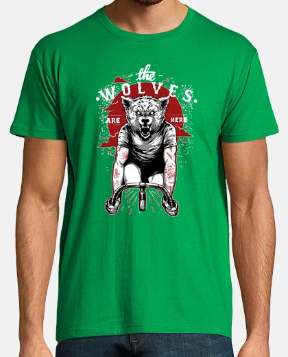 Tee-shirt motard loup 2