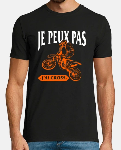 Tee-shirt Motard Tshirt Je Peux Pas Jai Cross Moto Cadeau Pour Hommes Petit Ami Pre Amis