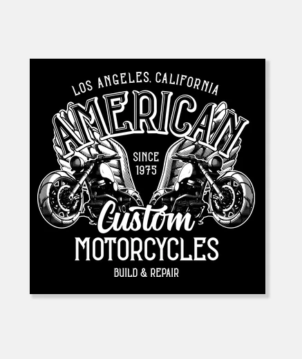 Tableau motards rétro 1975 motos rockers motos motards vintage biker