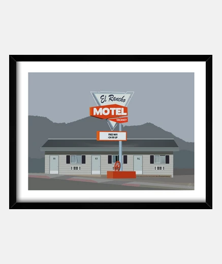 Framed motel