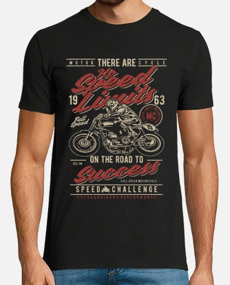 Camiseta motero no speed limits laTostadora