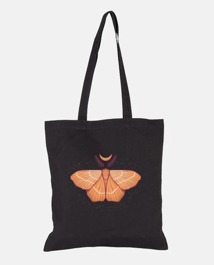 Bag moth moon witch butterfly insect magic
