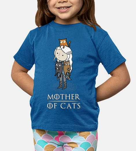 Abbigliamento mother of cats - mamma di gatto os - sc