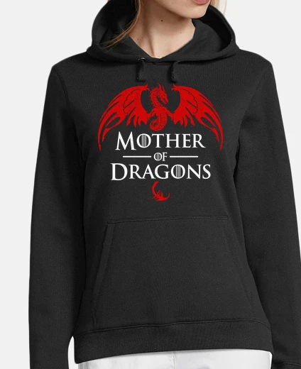 Felpa mother of dragons gioco di thrones