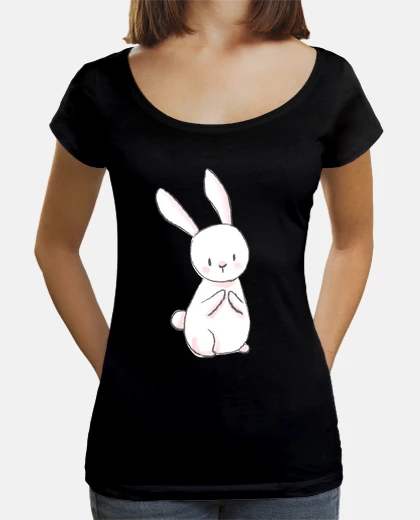 Tee-shirt motif de cadeau de lapin pour enfants