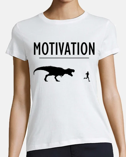 Tee-shirt motivation - en cours d'exécution
