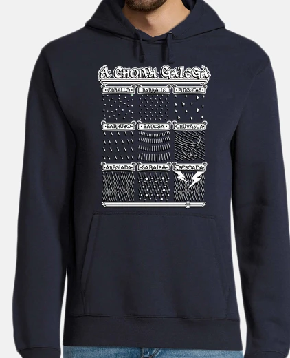 Sudadera Motivos Gallegos - A Choiva Galega