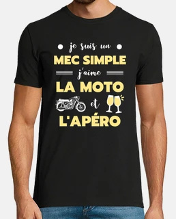 T fashion shirt moto personnalisé