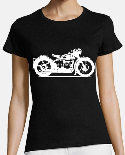 Playera Moto Blanco