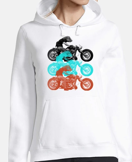 Felpa moto donnola