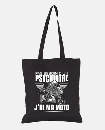 Sac Moto Motard Psychiatre Humour Motarde i
