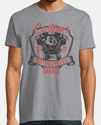 T-shirt moto rcycles ga rage