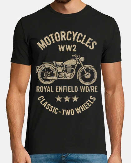 Tee-shirt moto vintage ww2 moto vintage