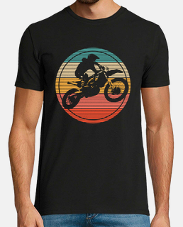 moto de motocross soleil vintage