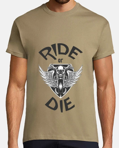 T-shirt motocicletta: cavalca o muori