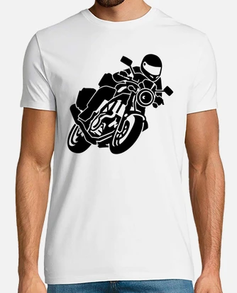 T shirt motociclista tostadora
