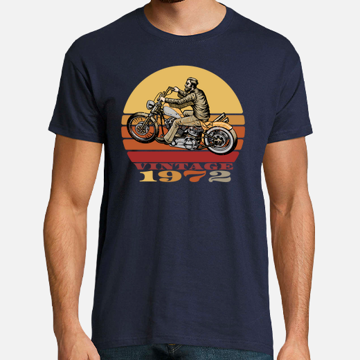 motociclista vintage