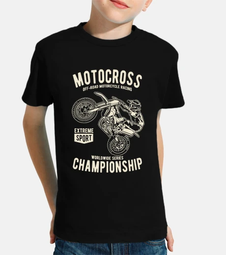 Kids motocross biker